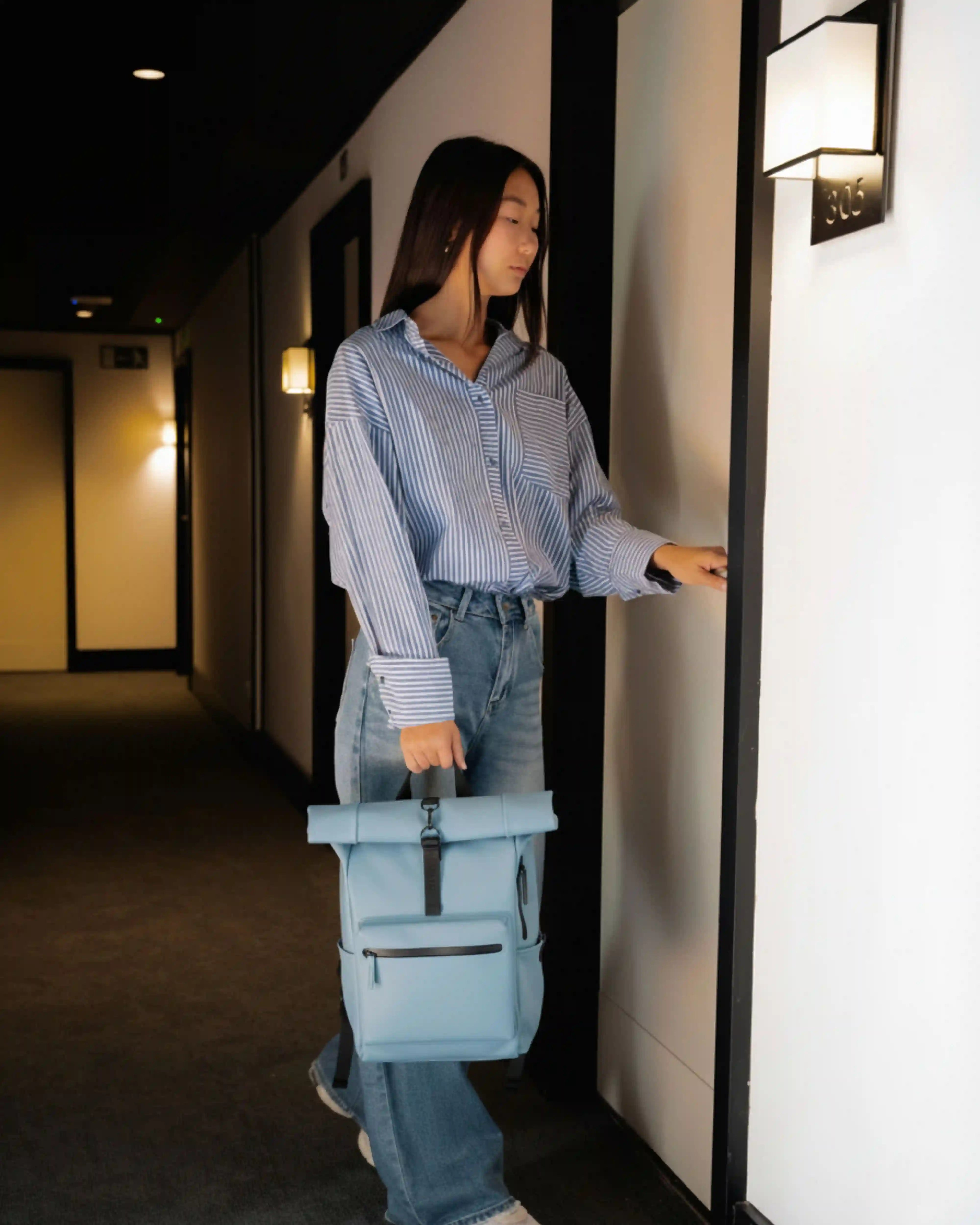 Urban Backpack Baby Blue