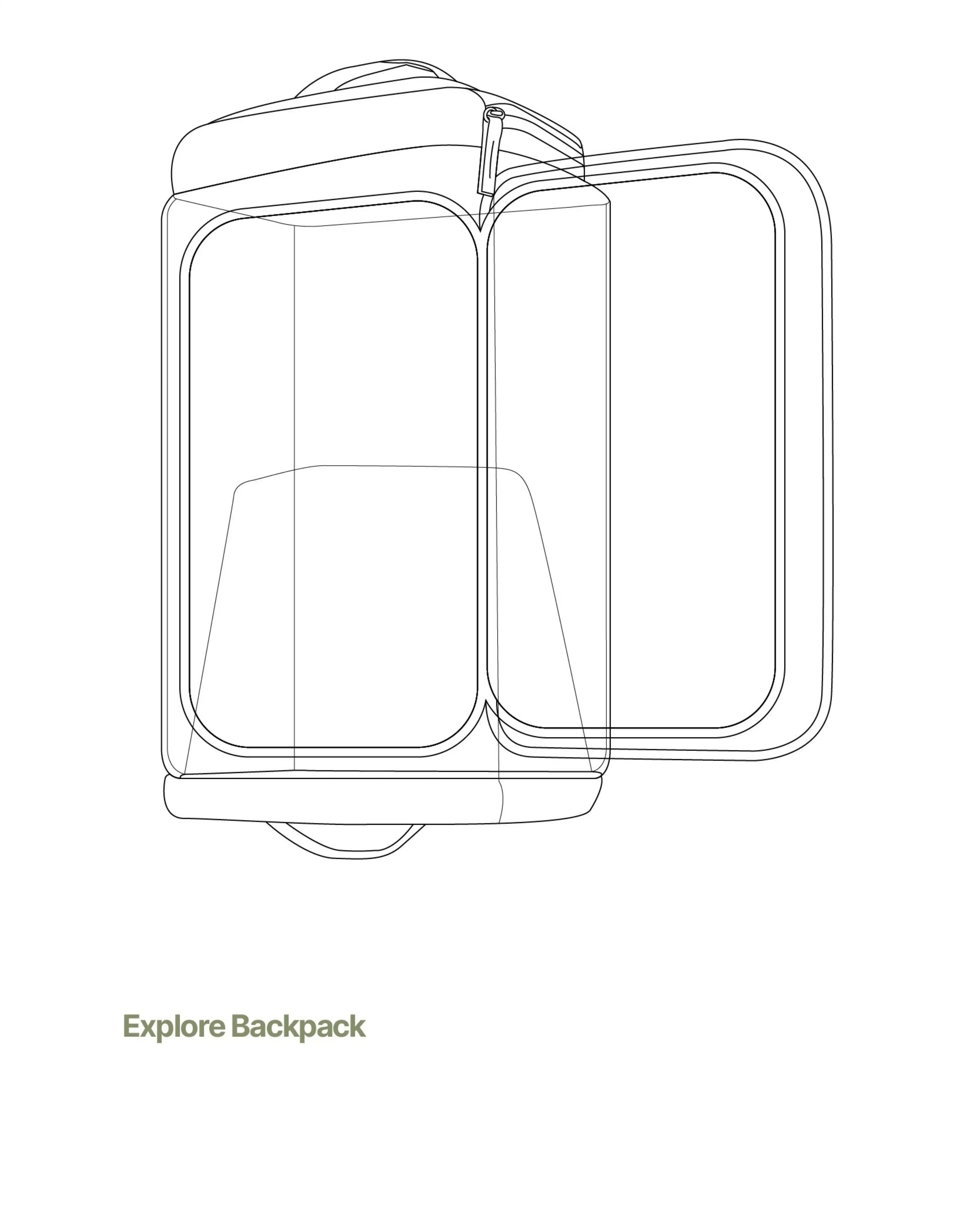 Explore Backpack Yellow Bee