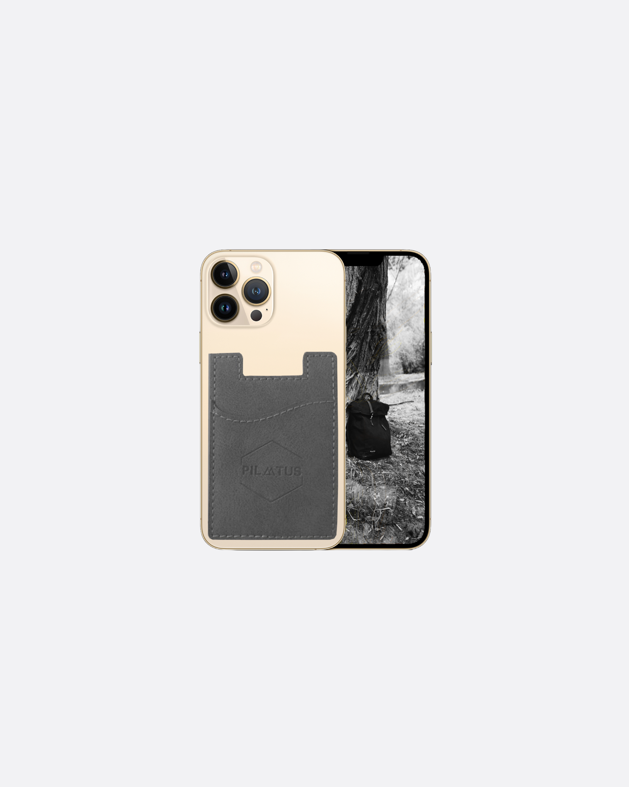 Gray Navy Pocket