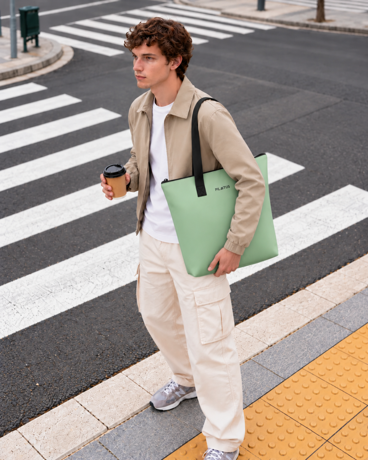 Shopper Bag Green Aqua