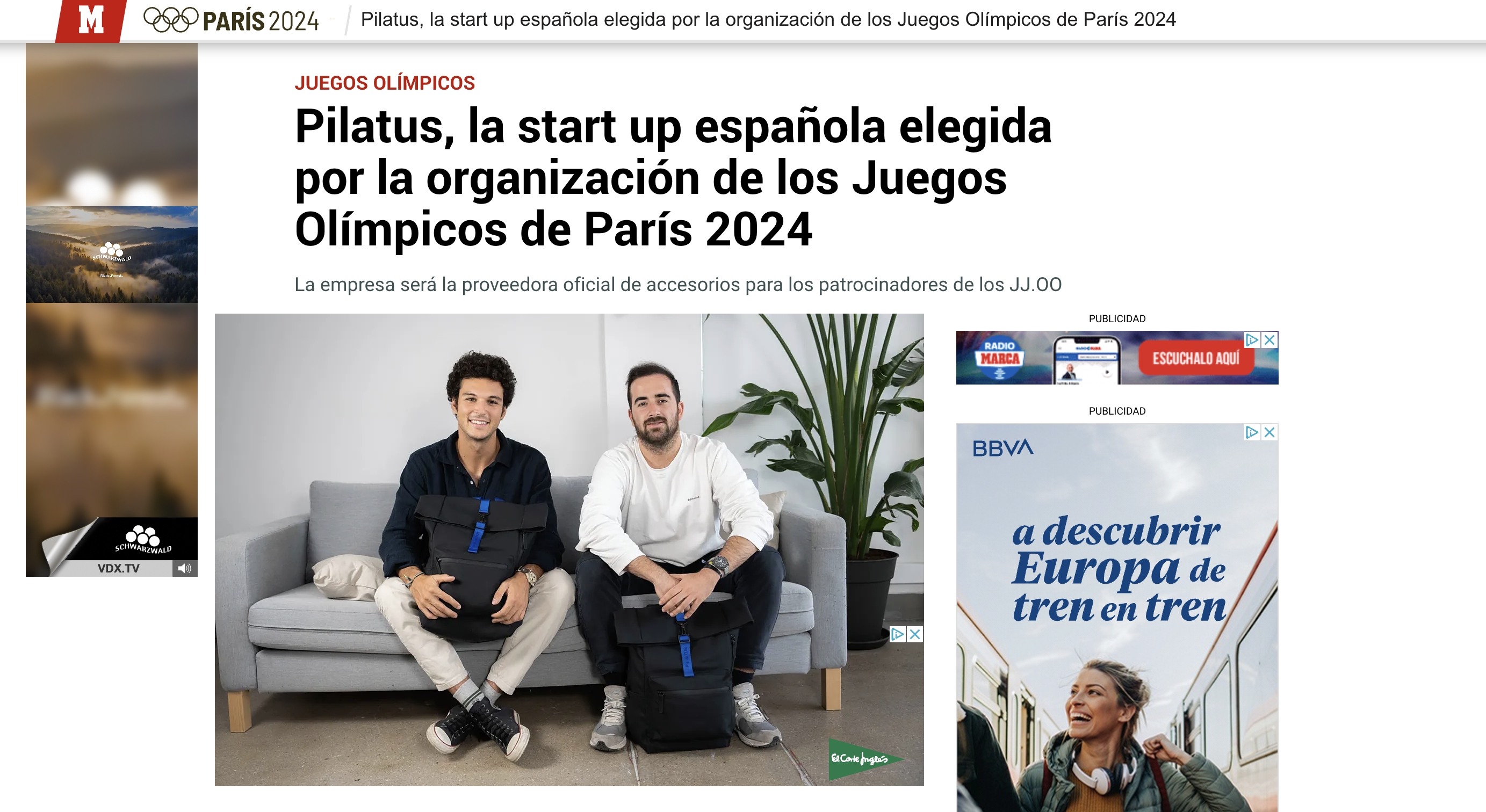 Pilatus en Marca: startup proveedora de accesorios como regalos corporativos para los JJOO de París 2024