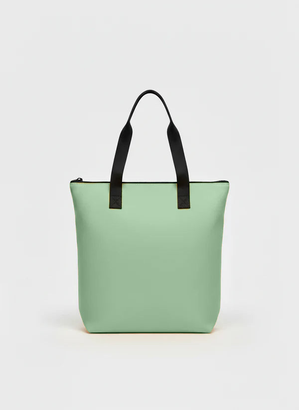 Parte trasera de la shopper bag green aqua.