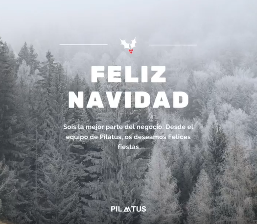 FELIZ NAVIDAD DESDE EL EQUIPO DE PILATUS