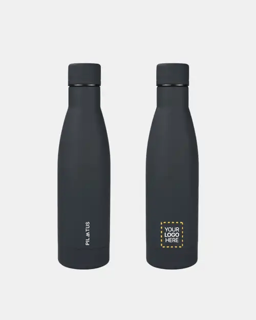 Botella Executive personalizada en Blue Navy marca Pilatus Brand con espacio para logotipo corporativo