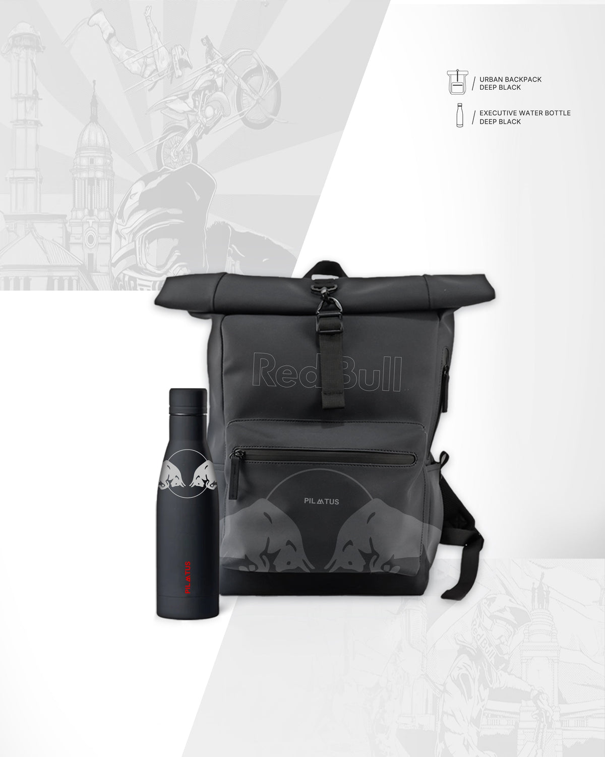 RED BULL — colaboración Pilatus