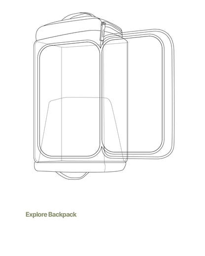 Explore Backpack Deep Black