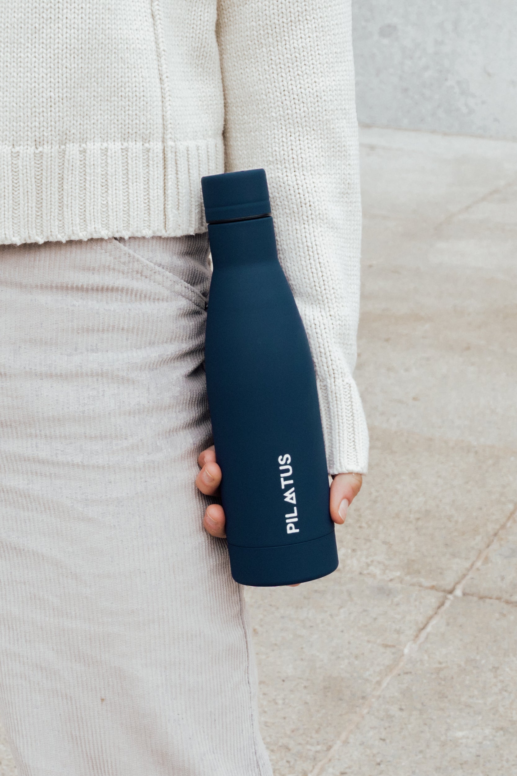 Blue water bottle