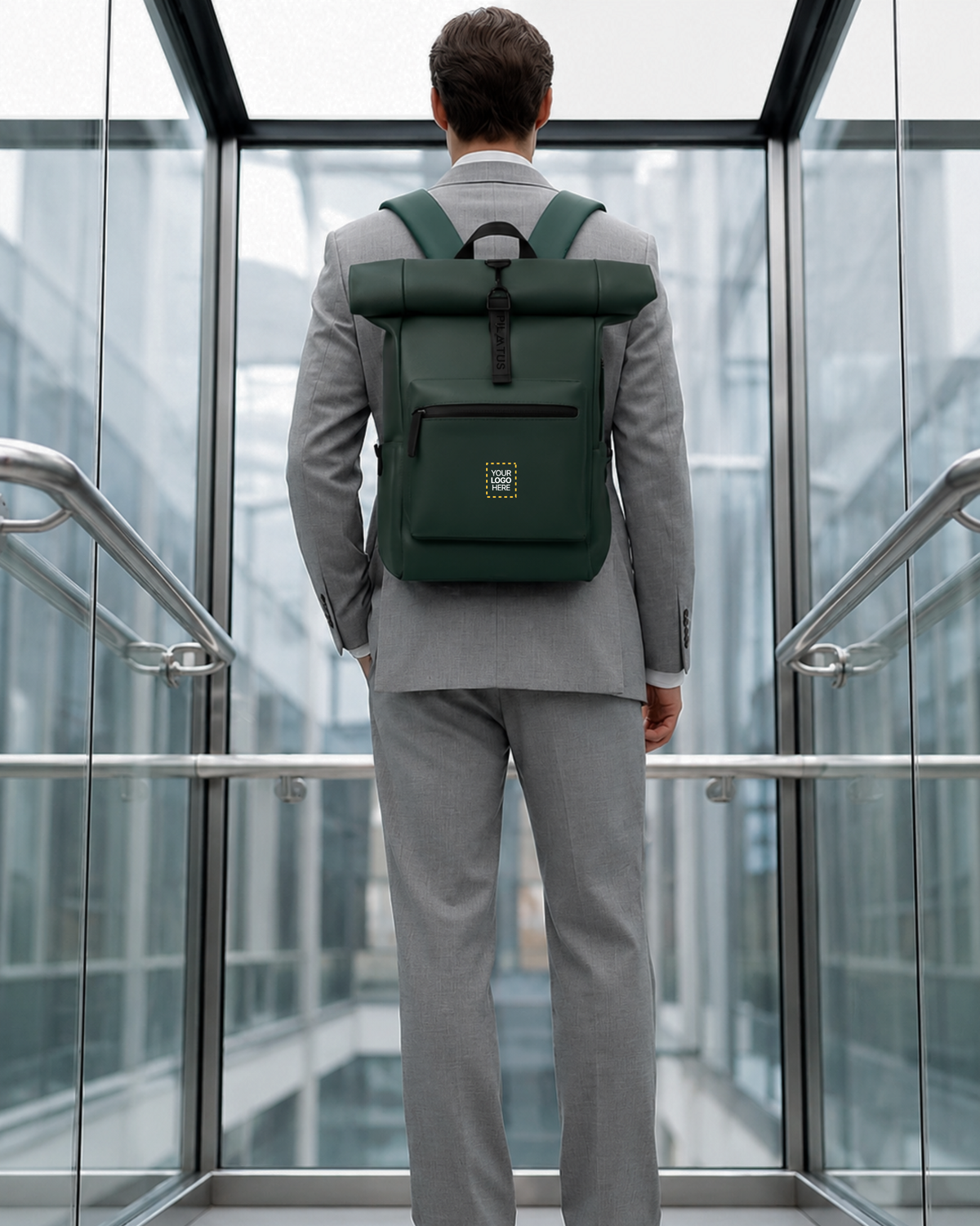 Urban Backpack Metal Green