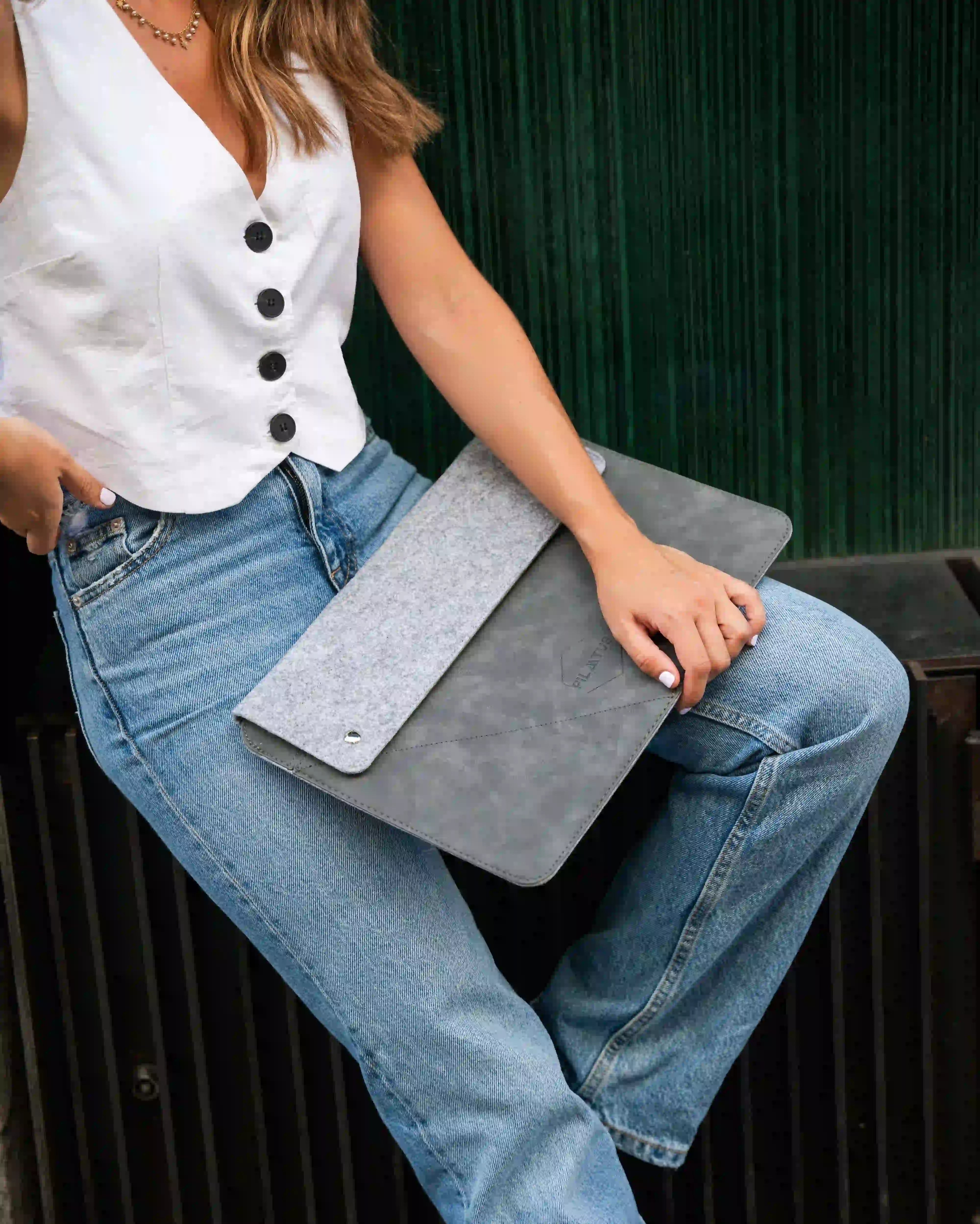 Classic Sleeve Grey Navy