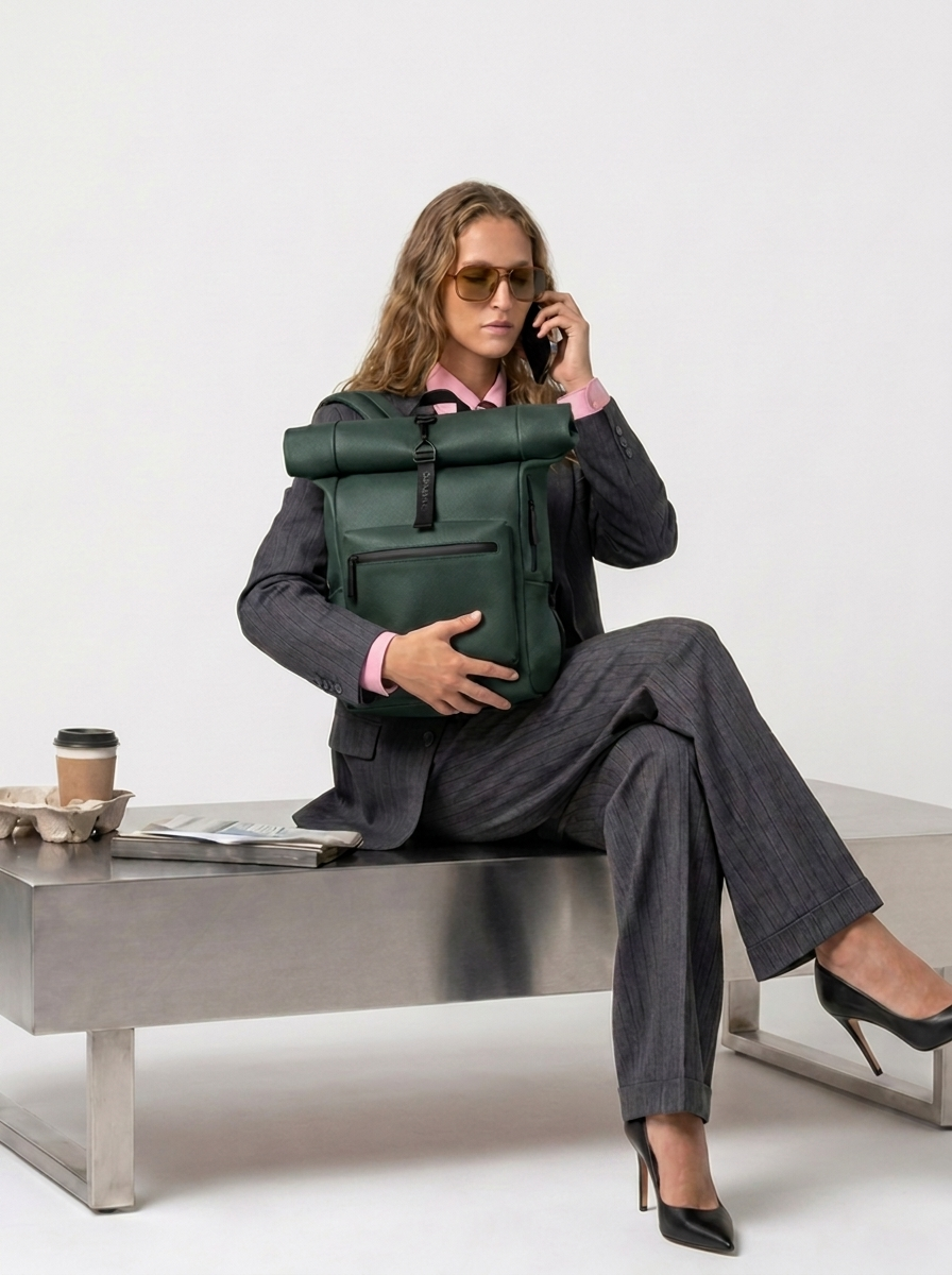 Urban Backpack Metal Green