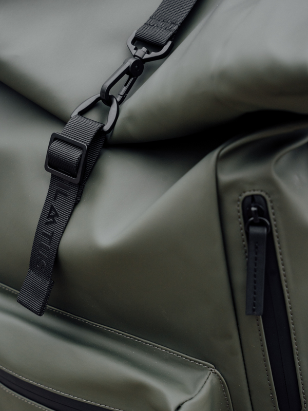 Mochila Urban de cerca para apreciar el material