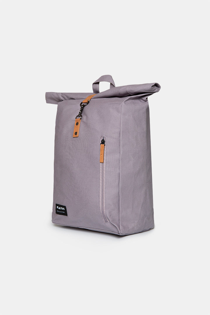 mochila lila sostenible